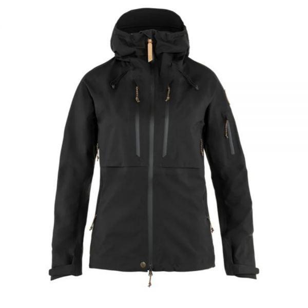 FJALLRAVEN 女性用ケブ ECCO エコシェルジャケット ブラック (89600550) (KEB ECO-SHELL JACKET W) W B