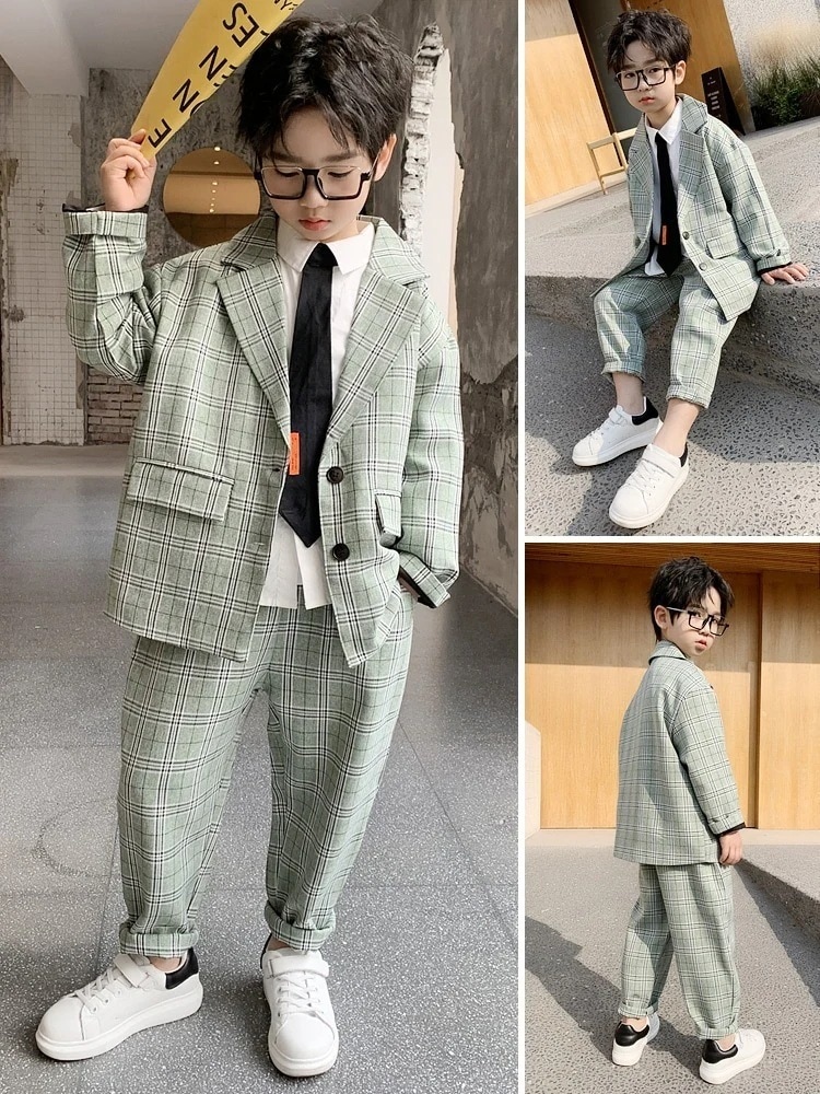 大人気！ 2色 120-170cm 男の子 スーツ フォーマル セットアップ 春秋 子供服 おしゃれ ハンサム フォーマルセット
