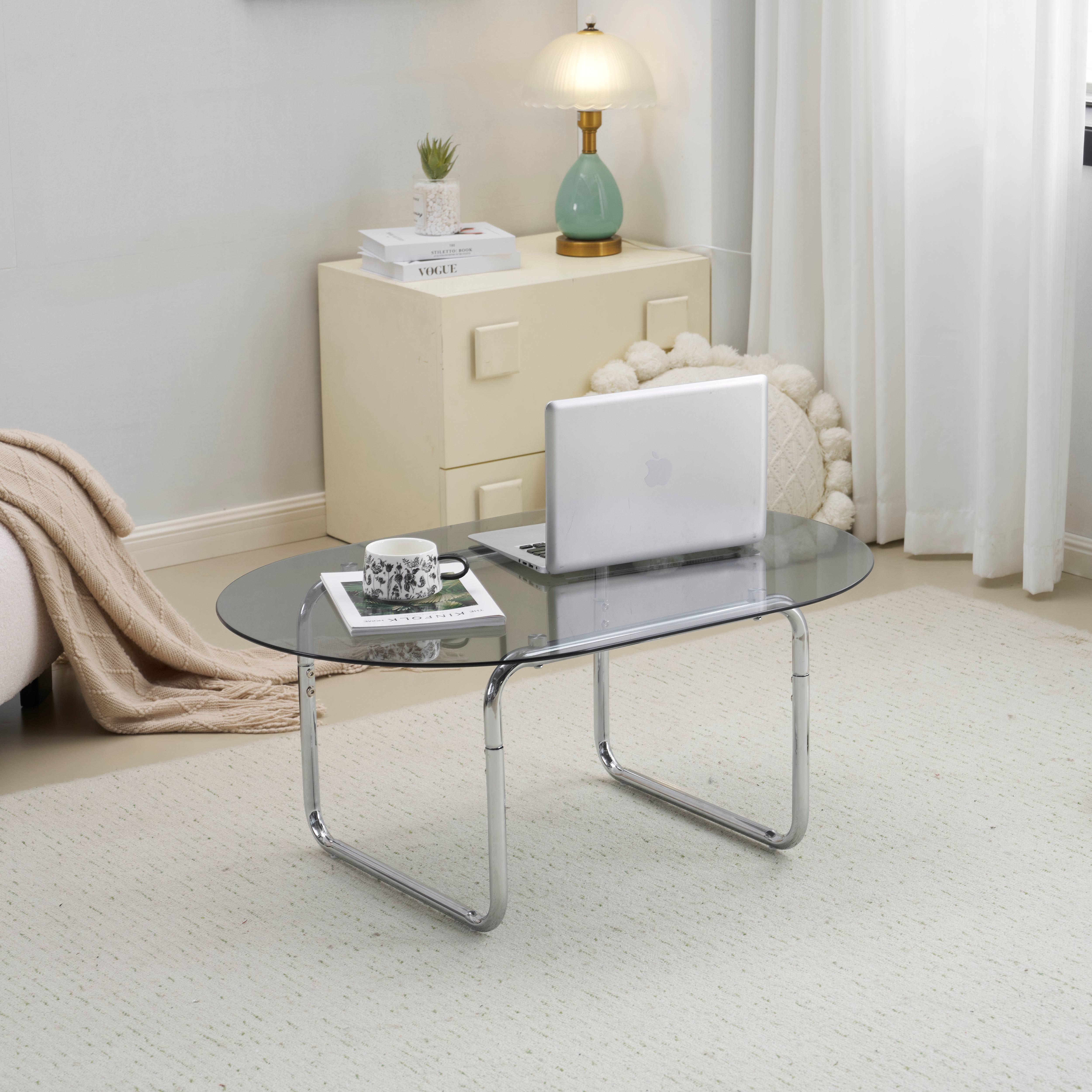 【当日発送/無料配達】.センターテーブル ローテーブル 組立て簡単 センターテーブル ガラステーブル 強化ガラス おしゃれ リビング 一人暮らし ガラス天板　スチール脚 モダン ダイニングテーブル 可