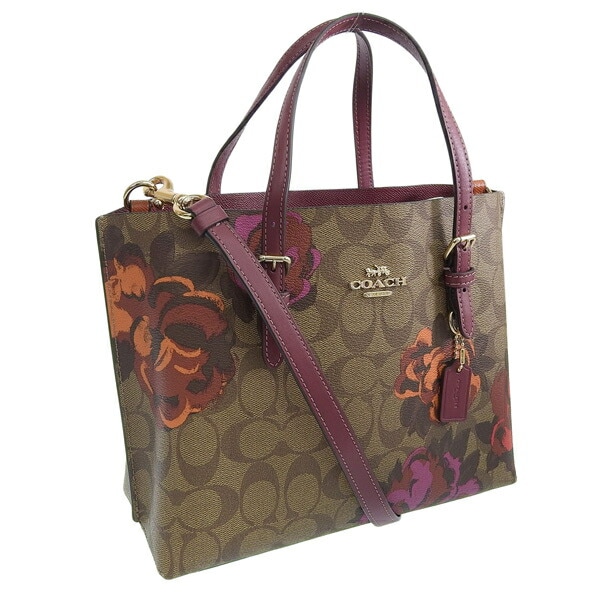 コーチ バッグ レディース 2WAY トートバッグ アウトレット カーキマルチ SIG FLR MOLLIE 25 CF334IME7V COACH