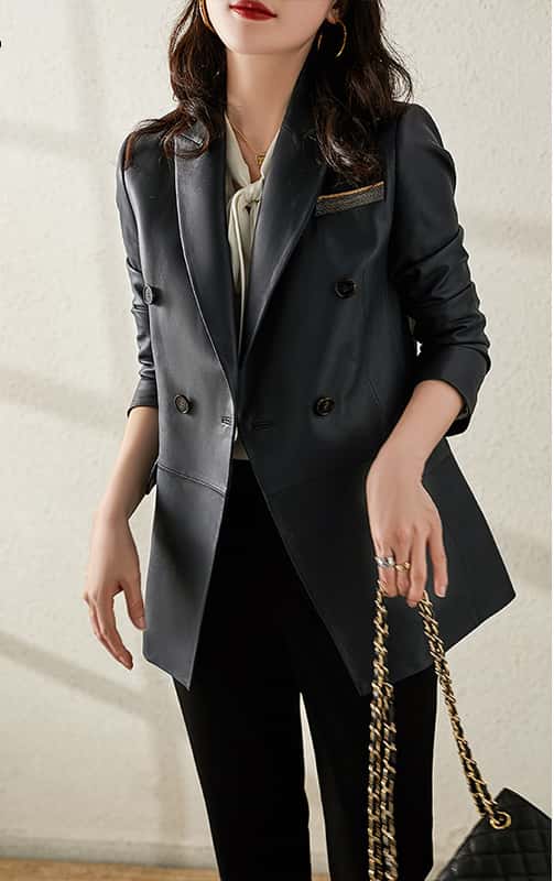 お得な価格【2025新作】レディースジャケット 100%羊革ベース メンズ 秋冬 ビジネスカジュアル M-2XL スタイリッシュデザイン【X&W】