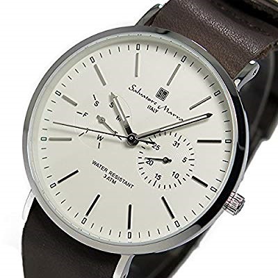 【高知インター店】 サルバトーレ マーラ クオーツ ユニセックス 腕時計 SM15117-SSWHSV ホワイト その他 ブランド腕時計