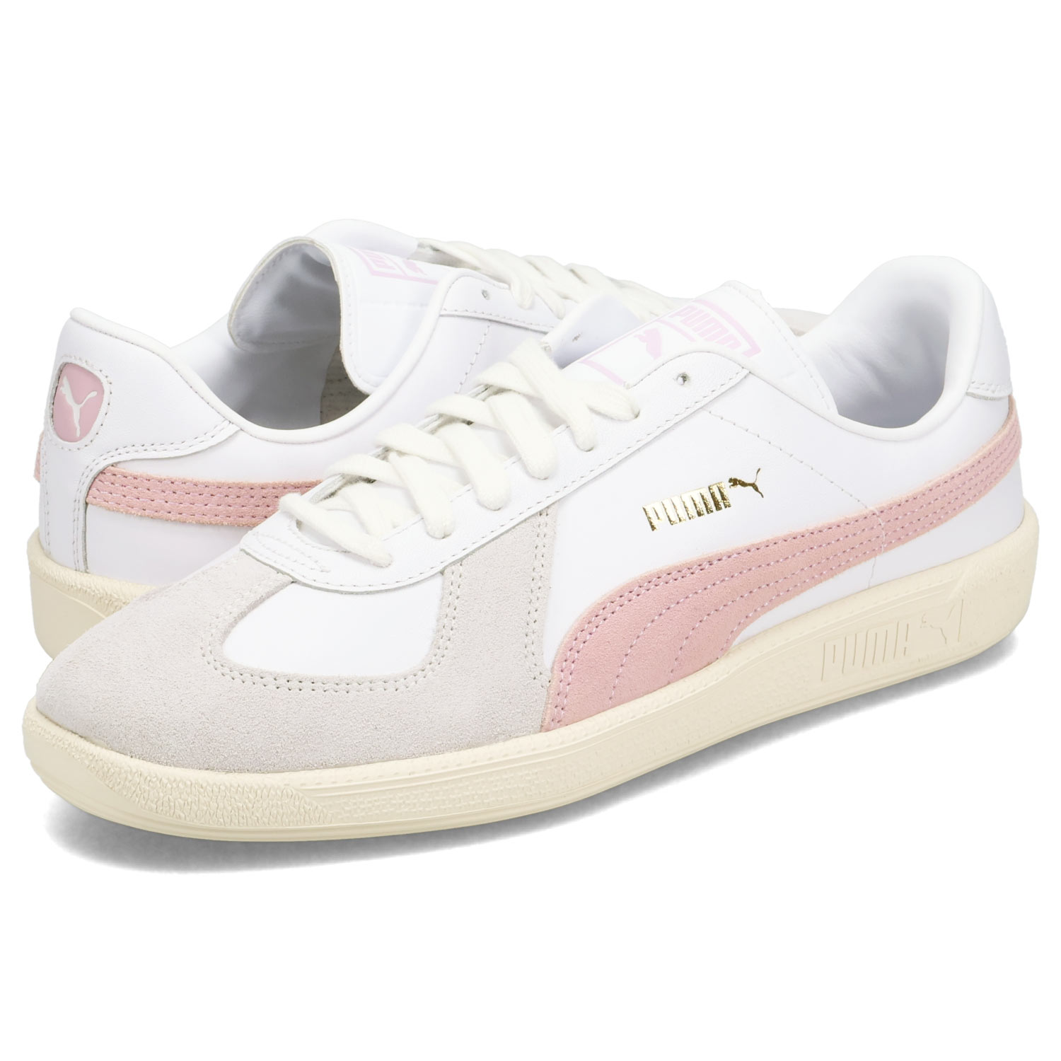 スニーカー アーミートレーナー メンズ ホワイト 白 386607-12