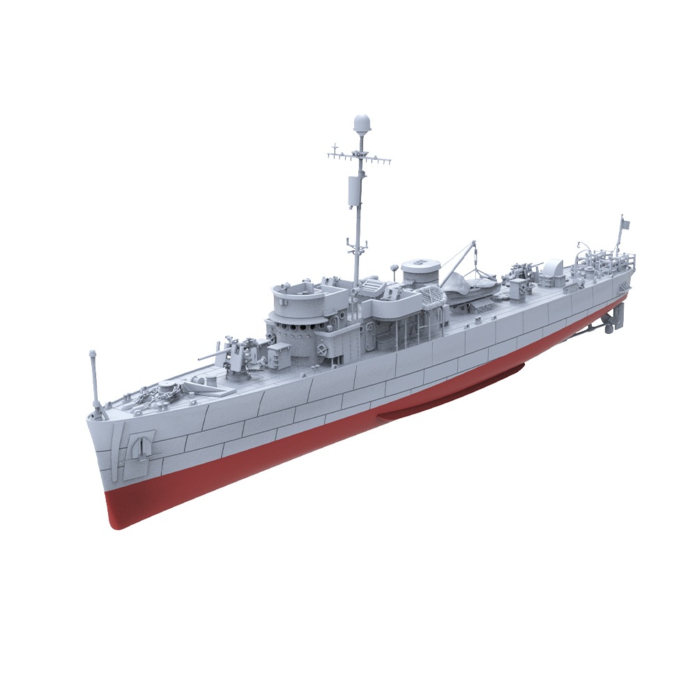 SSMODEL 1/700 SSC700599S ミリタリーモデルアメリカ海軍PC-461級潜水艦カーマイ船底版