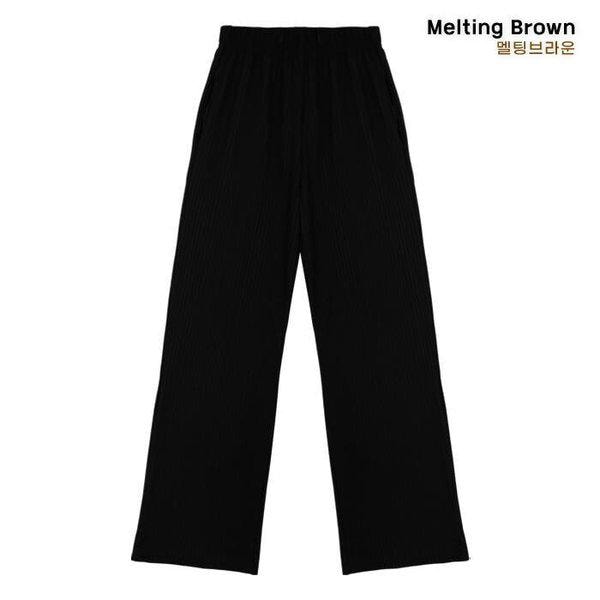 メンズ ワイドパンツ バンディング スラックス MW25