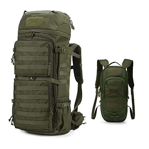 正規品販売！ 75L 並行輸入品 Backpack Tactical Backpack+7.9L Frame リュック・デイパック