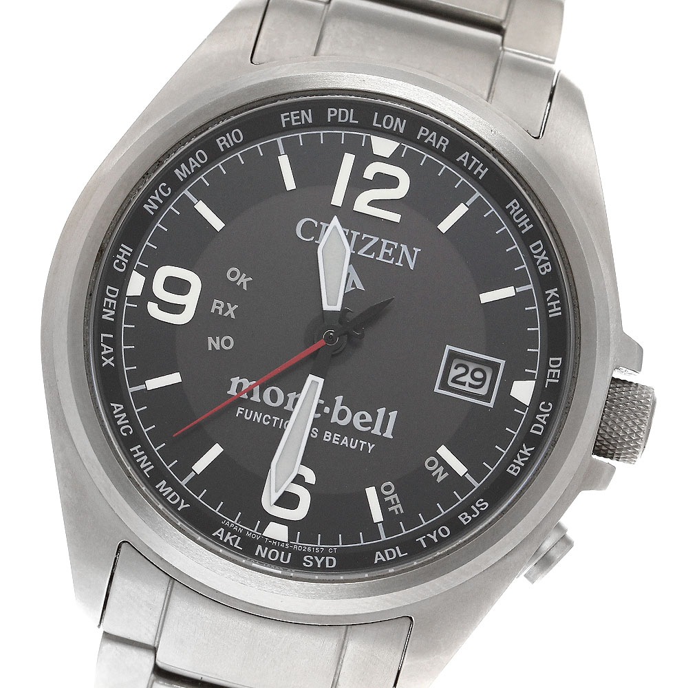 シチズン CITIZEN CB0171-97E/H145-R013637 プロマスター モンベル エコドライブ ソーラー電波 メンズ 美品 箱・保証書付き_906975【中古】