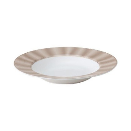 NIKKO(ニッコー) ELITE MODERN(エリートモダン) 24cmスーププレート シルクシャンパン(ゴールド) 117305-1224
