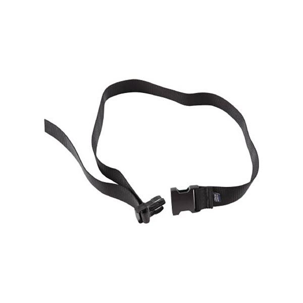 （まとめ）CETACEA ウェビングストラップ 黒 IDQR2S04BLK 1個 [x5セット]