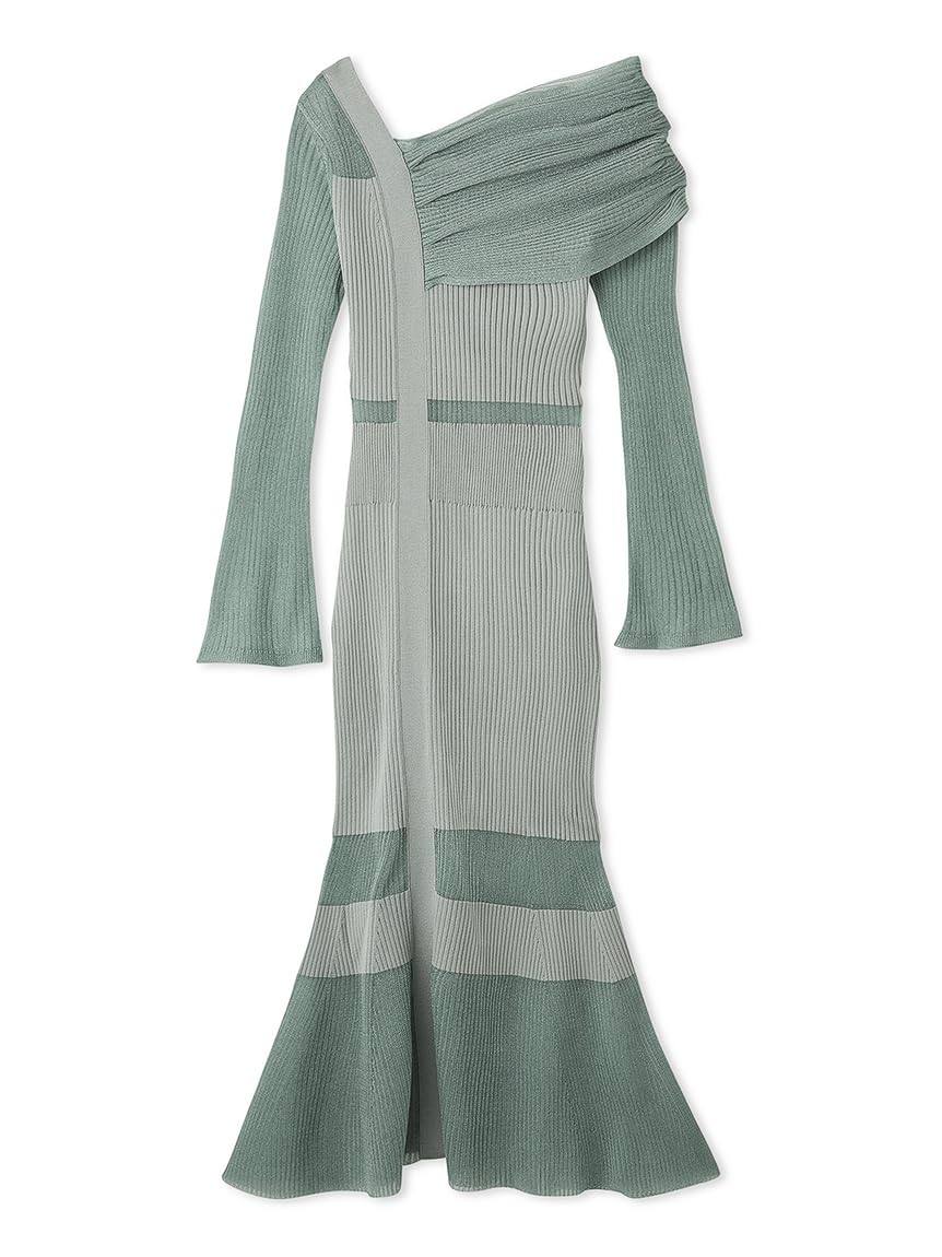 (スナイデル) シアーブロッキングワンショルワンピSWNO251143レディース