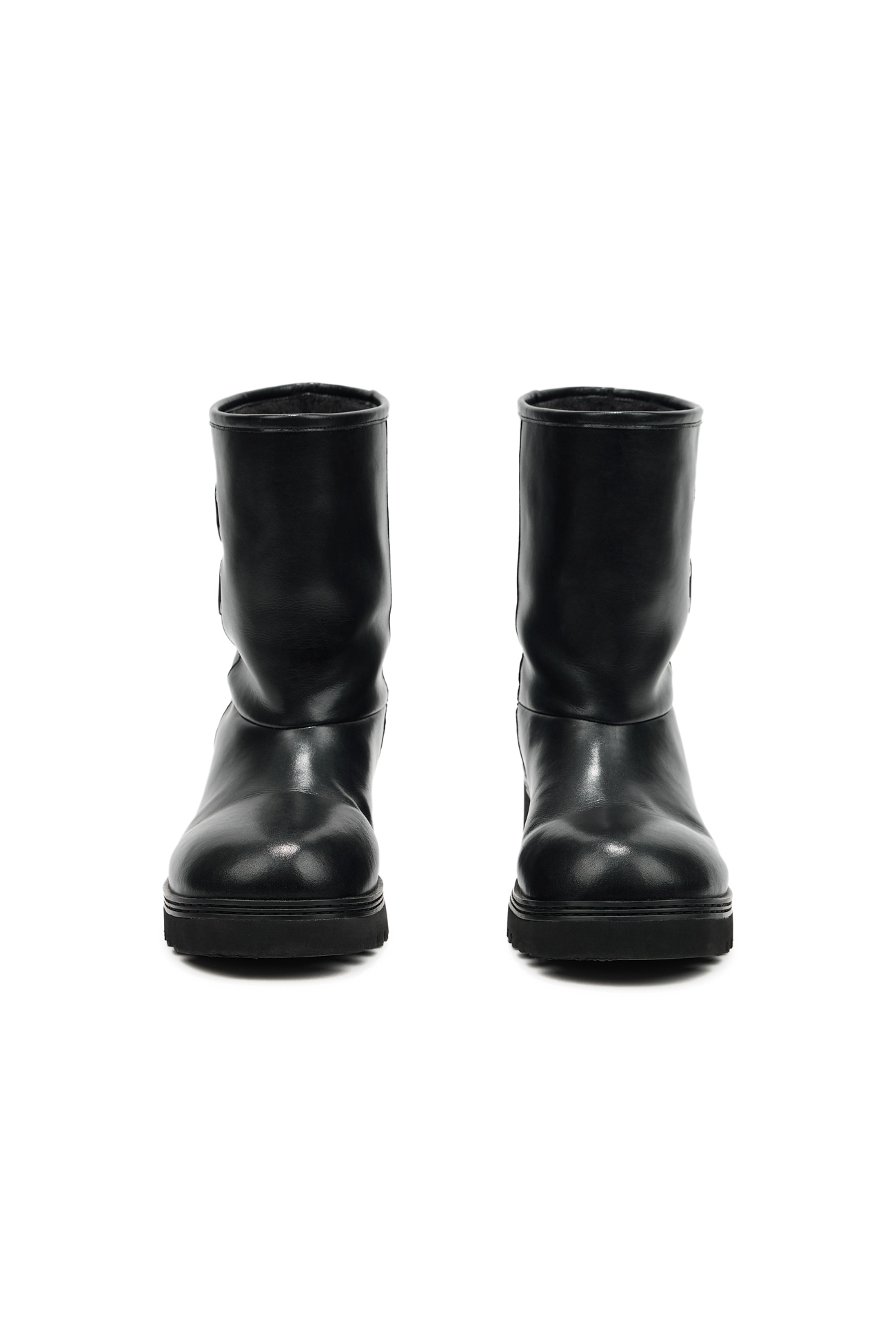 ブーツその他 DEINET TEDDY BEAR BUCKLE BOOTS IN BLACK KDTYS4WB311 DEINET】 TEDDY BEAR BUCKLE BOOTS : LEATHER BLACK