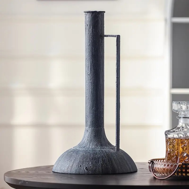 花瓶 ヴィンテージ調 おしゃれ かわいい モダン シンプル スリム インテリア フラワーベース 花器 一輪挿し 玄関 リビング ホームデコ 装飾