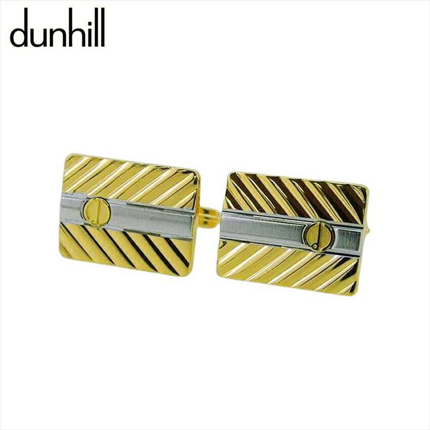 カフス カフリンクス dマーク メンズ スウィヴル式 ゴールド シルバー 中古 26,169円