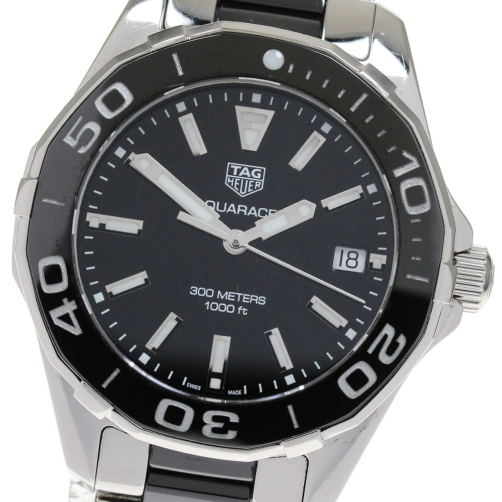 タグホイヤー TAG HEUER WAY131A アクアレーサー デイト クォーツ レディース _847309【中古】