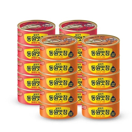 ドンウォンマグロ味チャームゴソゴマ油90gx10+スパイシーゴマ油90gx10合計20缶学校団体イベントキャンプアウトドア知人家族