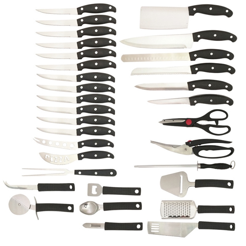 11 縫製ボックスナイフ32ピースセットシェフナイフピザナイフステーキナイフキッチンキッチンボックスナイフセットこの製品は請求書を発行する必要がある場合は顧客サービスに