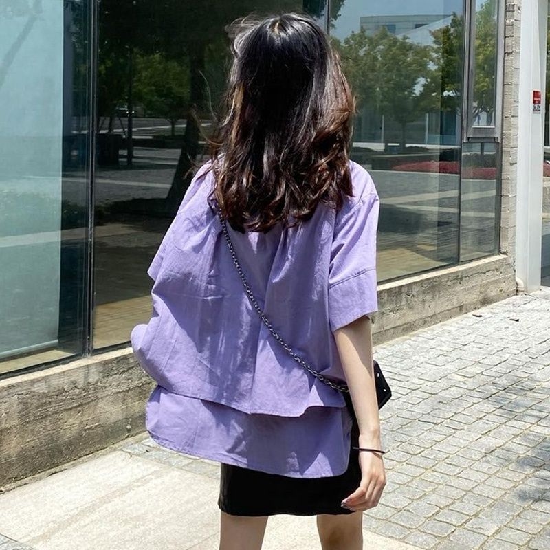 今すぐ欲しい！ストライプシャツ サマーニット サマーニット　夏の準備ノ一スリ一ブ カシュクール　トップス半袖　シ