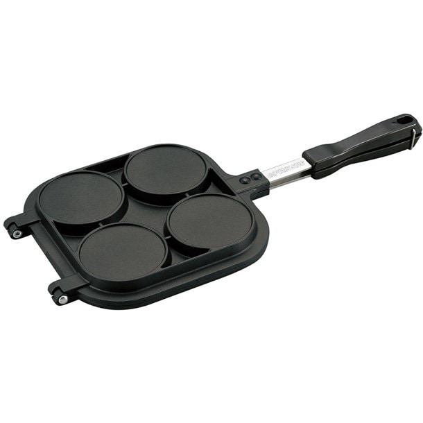 キャスト アルミ パンケーキメーカー アウトドアグッズ (ug3006)