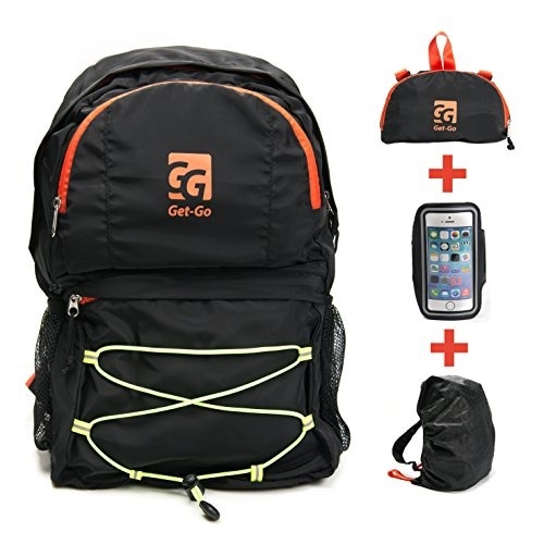 リュック・デイパック Get-Go Travel Backpack for Women and Men - Lightweight Foldable Daypack - Rucksack Perfect for Trave