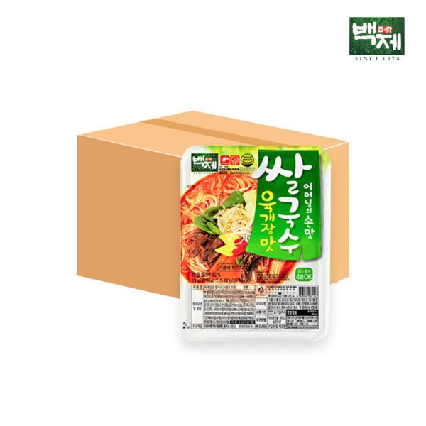 百済 フォー ユッケジャン味 カップラーメン 92g x 30個