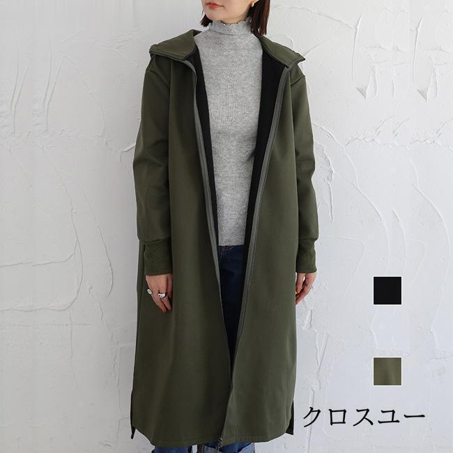 コート 裏起毛 トレンチコート 保温防寒 あったか フード付き ロング丈パーカー ロング丈コート ロング レディース アウター