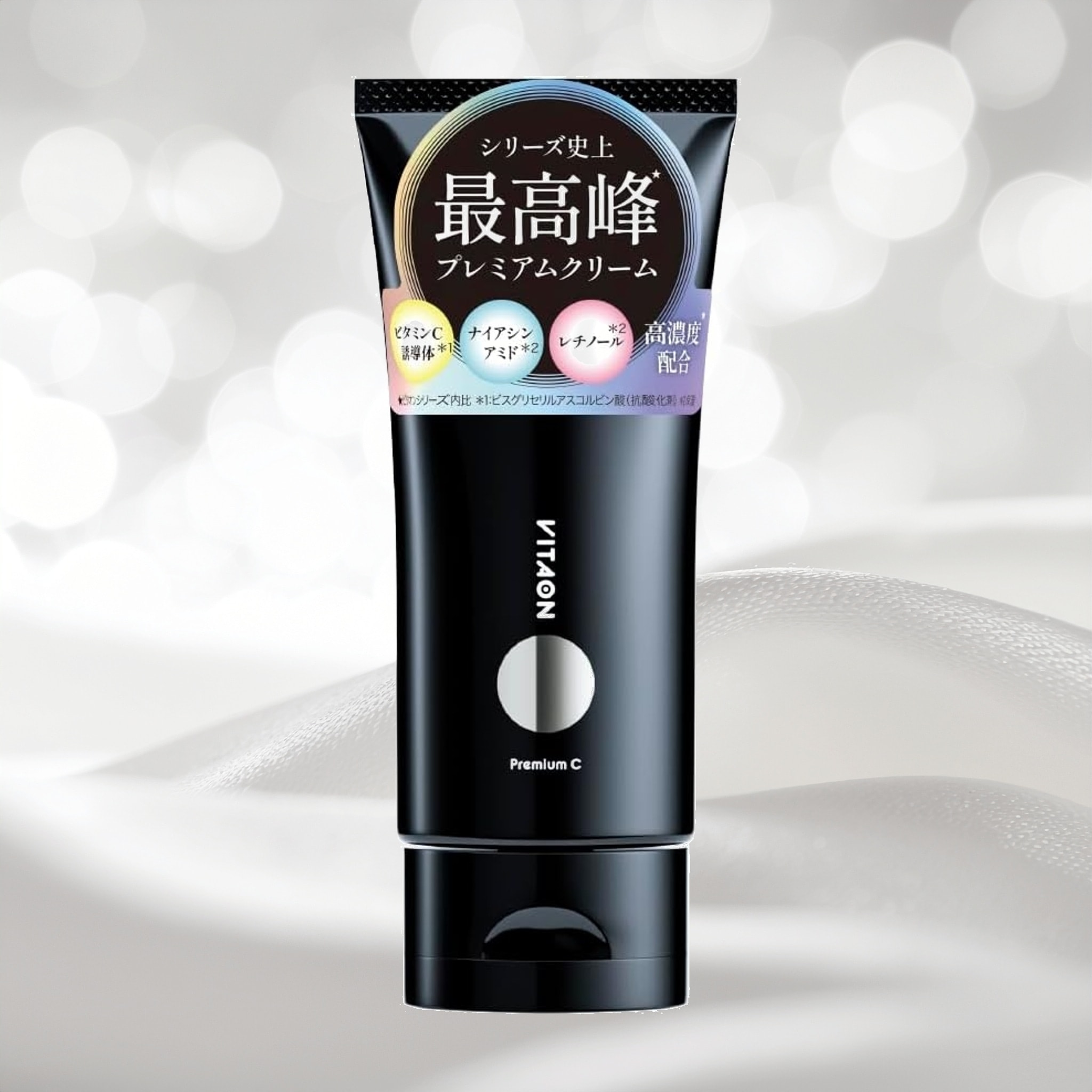 ビタオン チアフルクリーム ム 50g 高濃度 レチノール ナイアシンアミド ビタミンC 保湿 美肌 ハリ つや 潤い