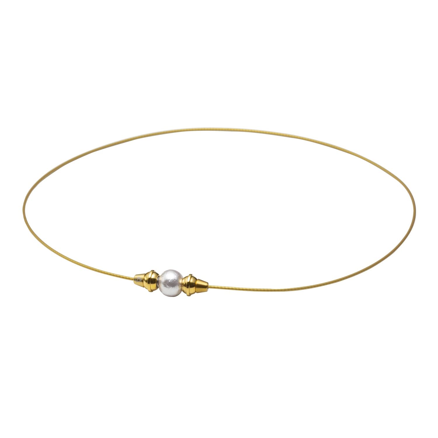 phiten(ファイテン) unisex ネックレス freeasy RAKUWAネック ワイヤー ゴールド 40cm