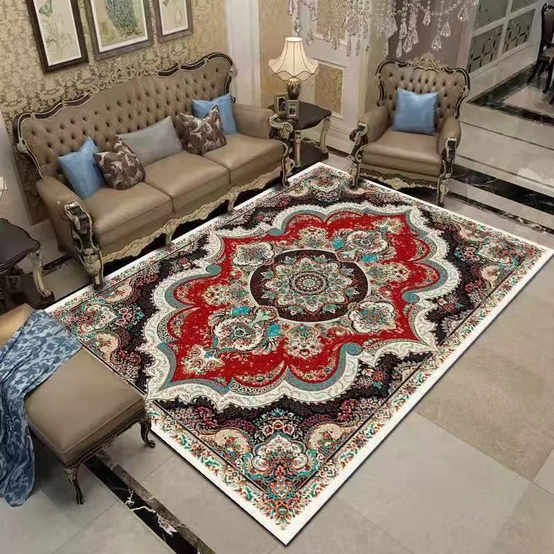 カーペット シンプルな寝室用ノンスリップベッドルームリビングルームカーペット