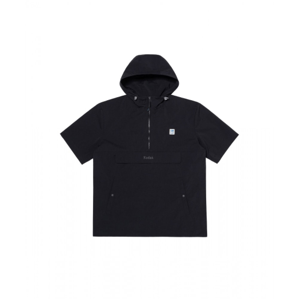 コダッククロマブリーズ半袖パーカーアノラックブラック