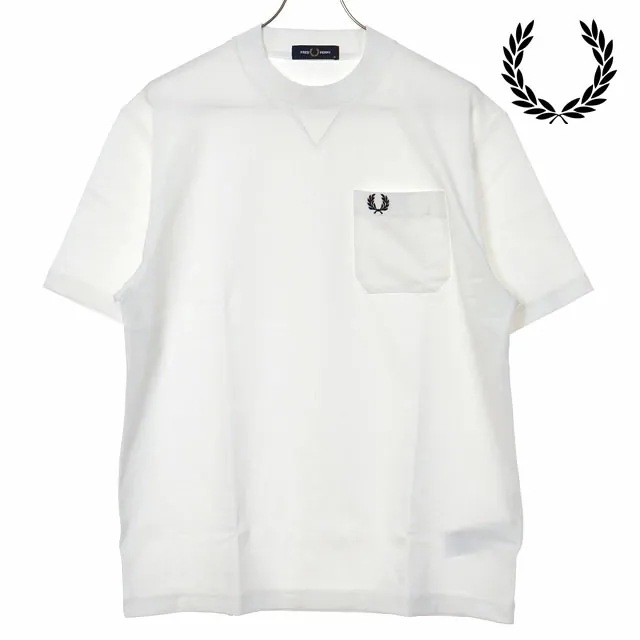 メンズ ポケットディテールTシャツ [M2408-129] トップス 半袖 ポケットTシャツ ホワイト SNOW-WHITE 正規取扱店