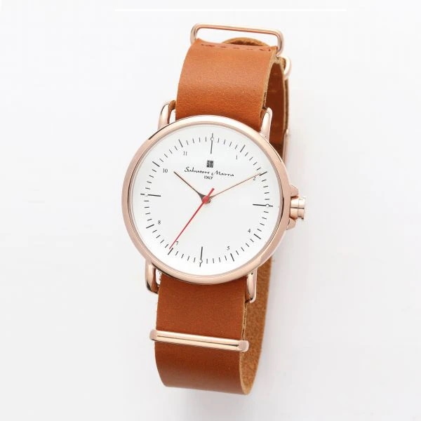 取寄品 正規品 Salvatore Marra 腕時計 SM22104-PGWH