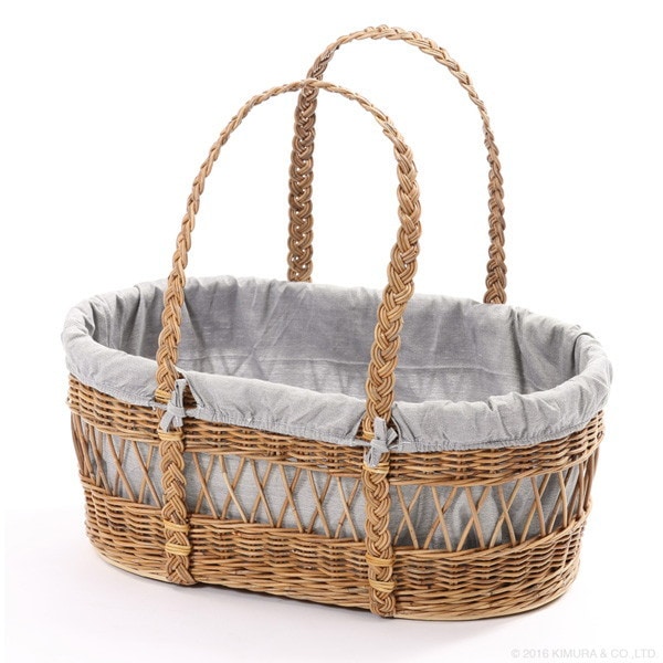 サンフラワーラタン ラタン 手提げバスケット ペットキャリー Mサイズ GK130MME メーカー直送