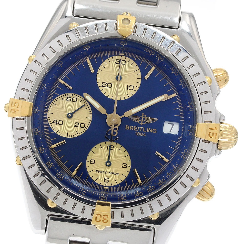 ブライトリング BREITLING B13050.1 クロノマット ビコロ デイト 自動巻き メンズ _932614【中古】