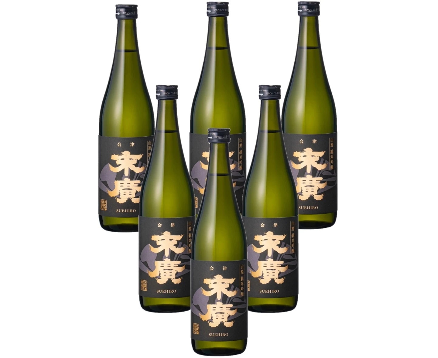 日本酒 末廣酒造 山廃純米吟醸 末廣 すえひろ 720ml×6本