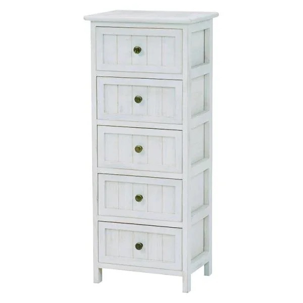 チェスト タンス 白 ナチュラルモダン おしゃれ レトロ エレガント 洋服箪笥 引き出し 衣類収納 完成品 木製 たんす