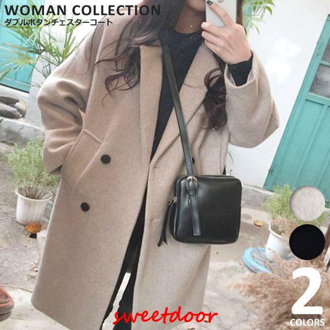チェスターコート ロングコート レディース 冬 大きいサイズ 無地 長袖 シンプル オフィス アウター 大人 上品 通勤 ゆったり 防寒 カジュアル