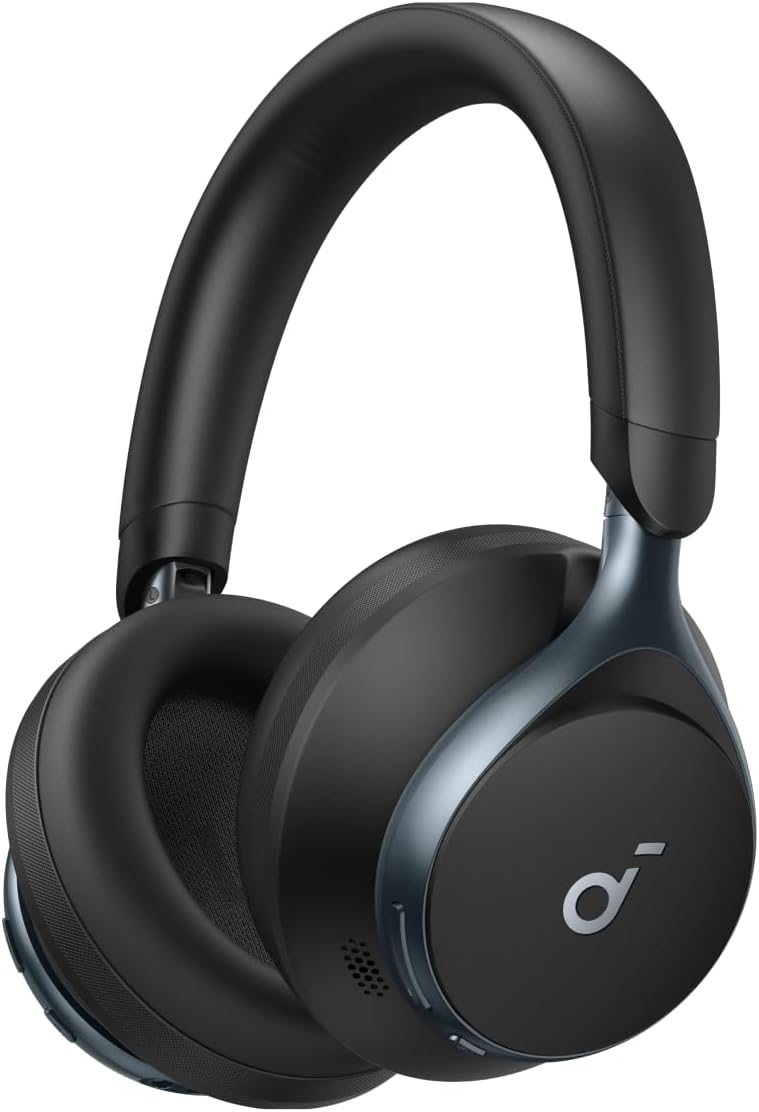 Anker Soundcore Space One (Bluetooth 5.3 ワイヤレス ヘッドホン)ウルトラノイズキャンセリング2.0 最大55時間音楽再生 LDACハイレゾ対応 (ワイヤレス有