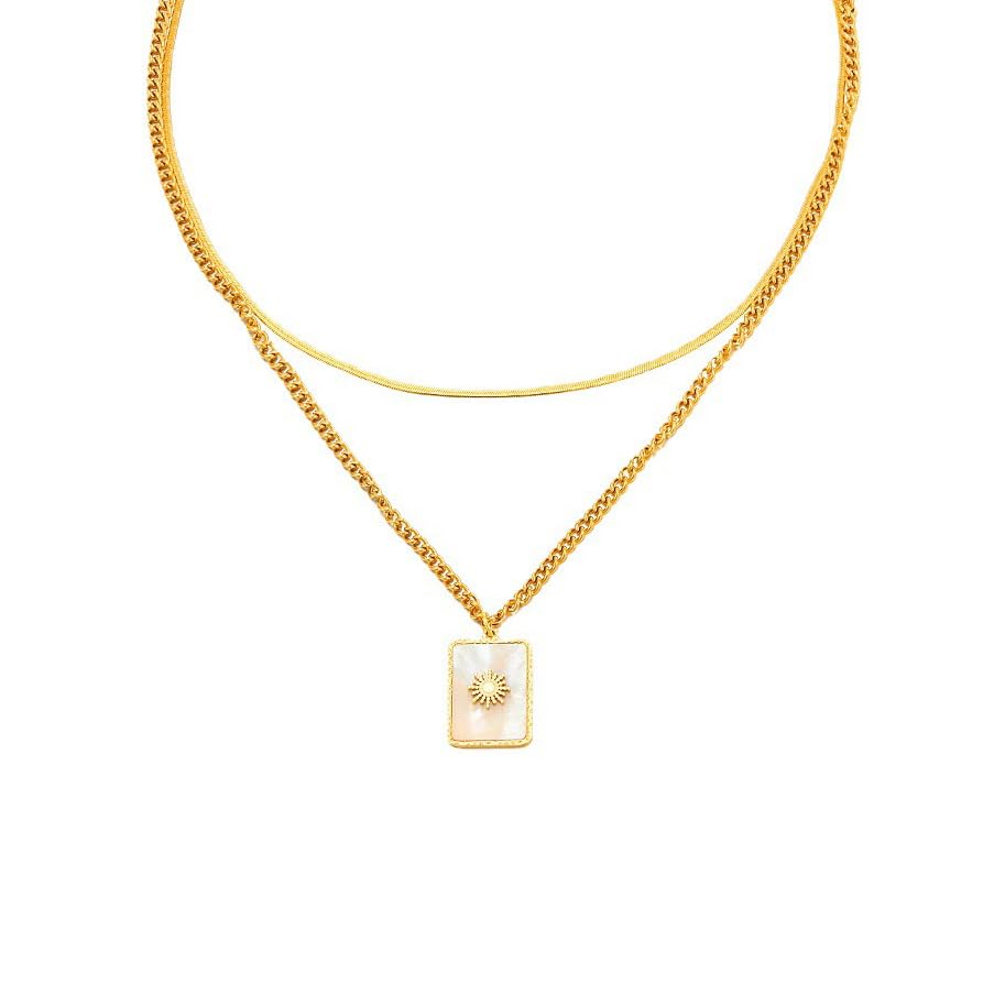 ネックレス レディース K18 18金コーティング シルバー925 人気 華奢 ゴールド プ アジャスター付き 金属アレルギー対応 本物ジュエリー