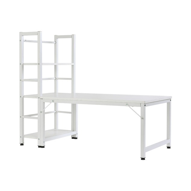 【2点購入で150OFF】【国内即発送】【通常価格4800 大手バイヤー様募集中】【ホワイト】 ロータイプデスク パソコンデスク 実用な一体分離両用　溢れる天然木の魅力　省スペース 3段シェルフ付 座 6,889円