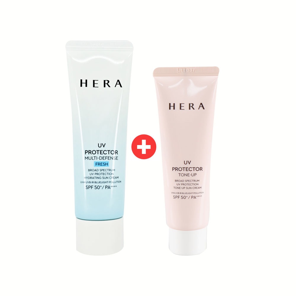 日焼け止め UVプロテクターフレッシュ50ml +トーンアップ 40ml / 軽いつけ心地 保湿日焼け止め 韓国人気コスメ スキンケア下地