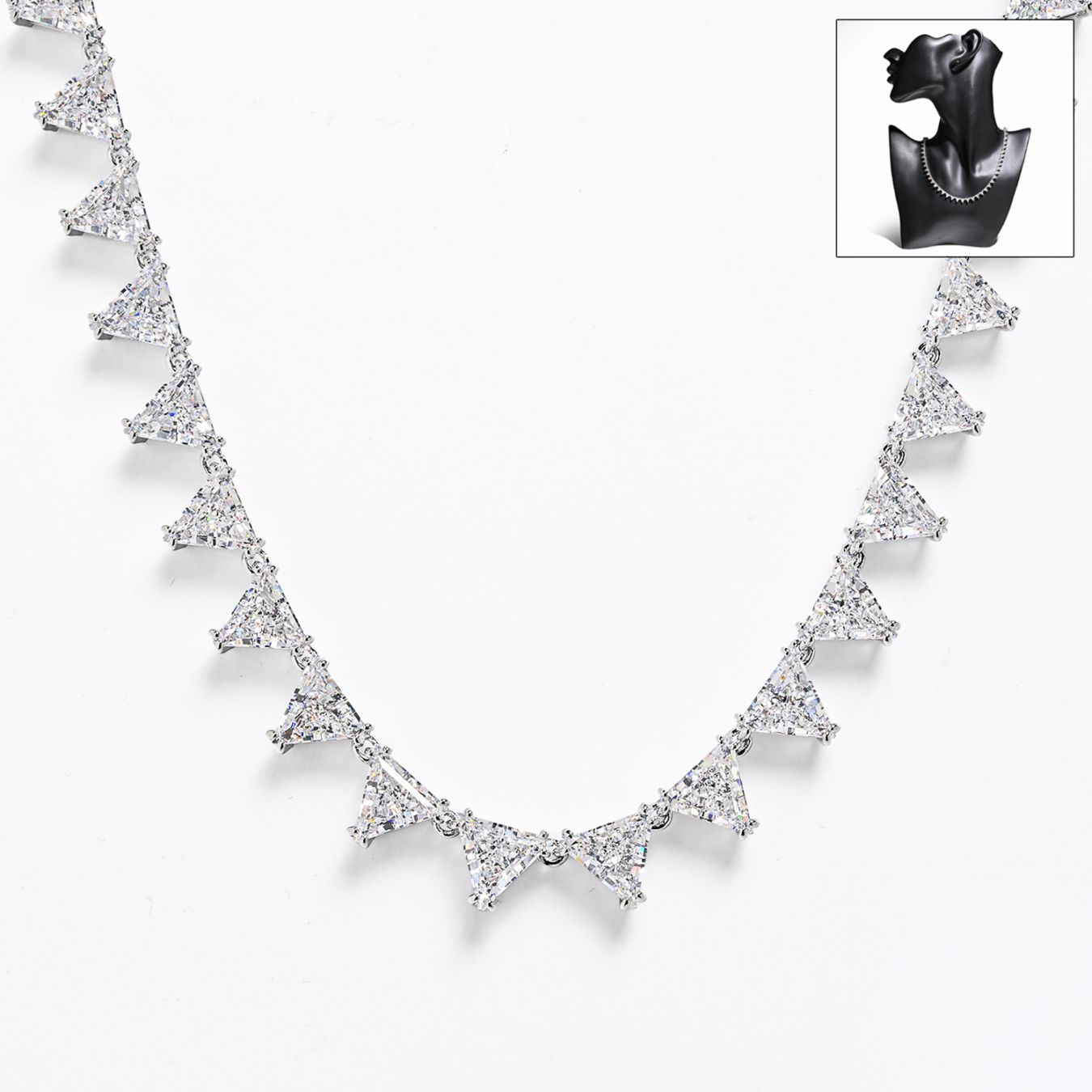 ネックレス Millenia ミレニア オルティクス クリア シルバー 5599191 ジュエリー アクセサリー