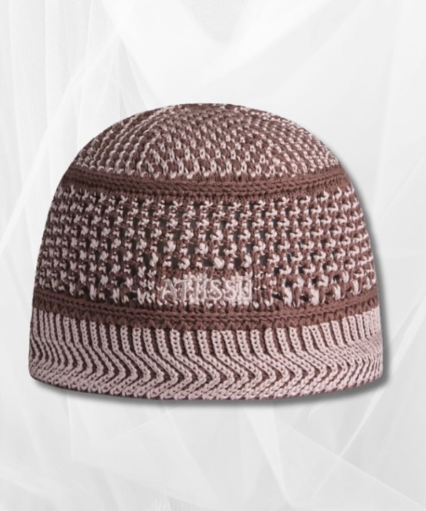 Qoo10 ATiissu CLASSY BEANIE ロゴ ニット