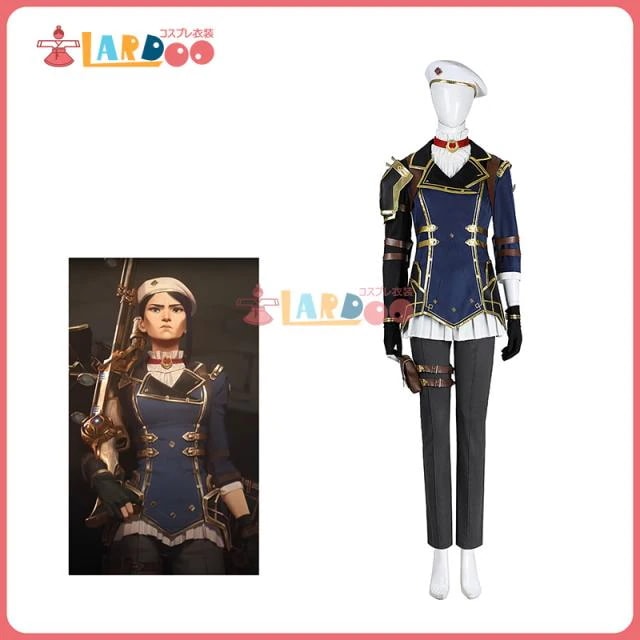 新タイプ追加 激安販売 アーケイン シーズン2 Arcane 女警 ケイトリン-Caitlyn コスプレ衣装 コスチューム
