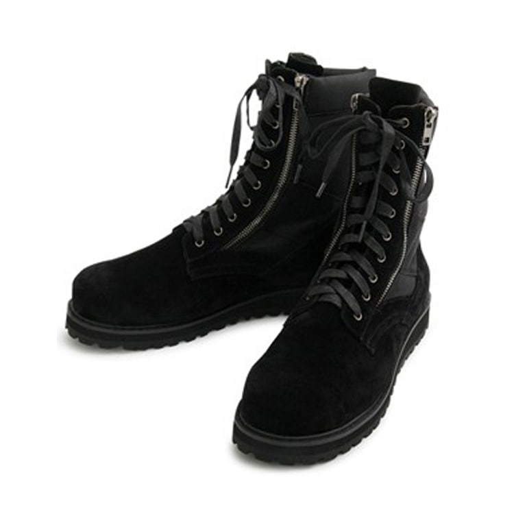メンズ ブーツ サイドジップ コンバットブーツ ミリタリー タクティカルブーツ ハイカット ゴツメ エンジニア ワーク モード ストリート 5,292円