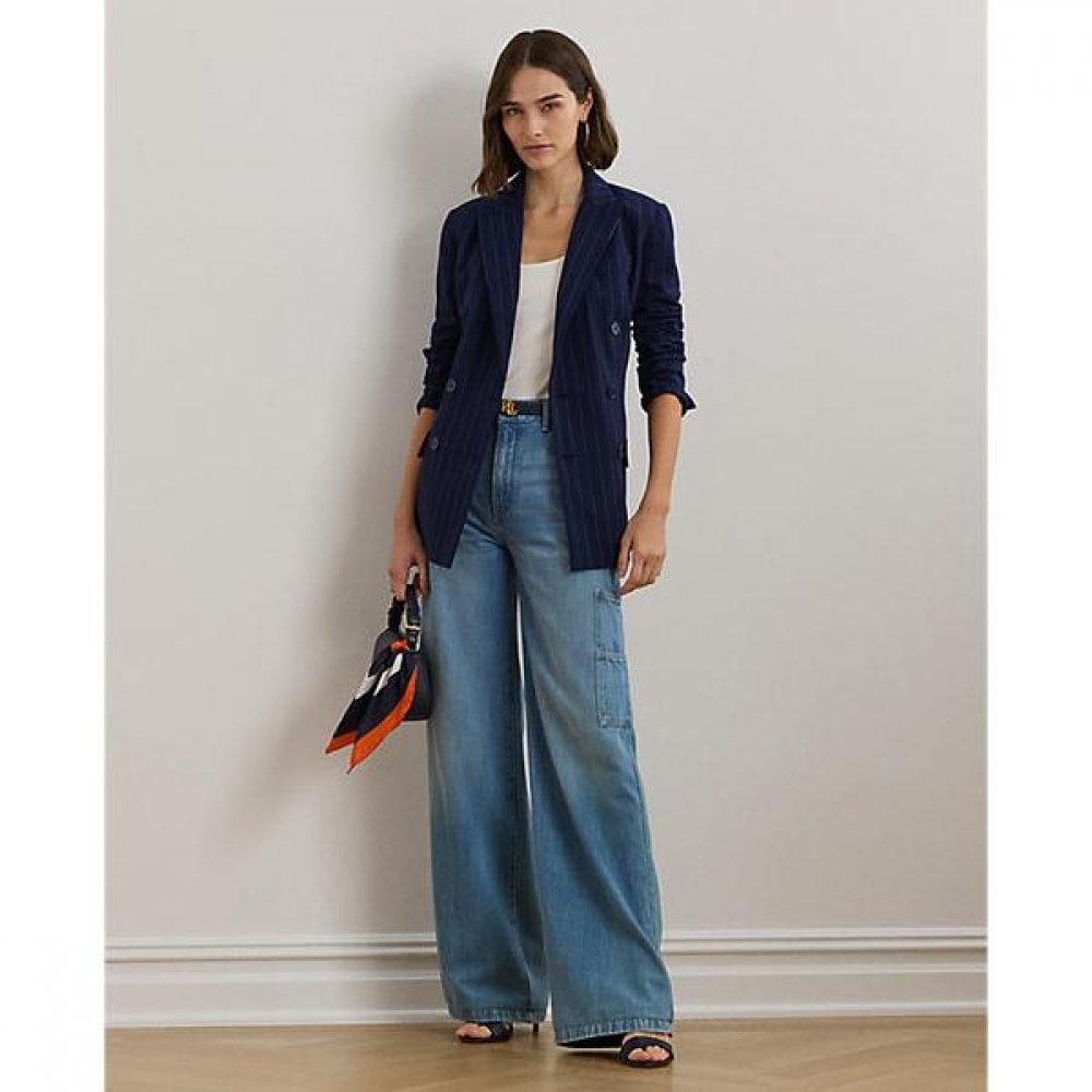 ローレンラルフローレンハイライズワイドレッグカーペンタージーンズ (WMLRDNMS0920166400)