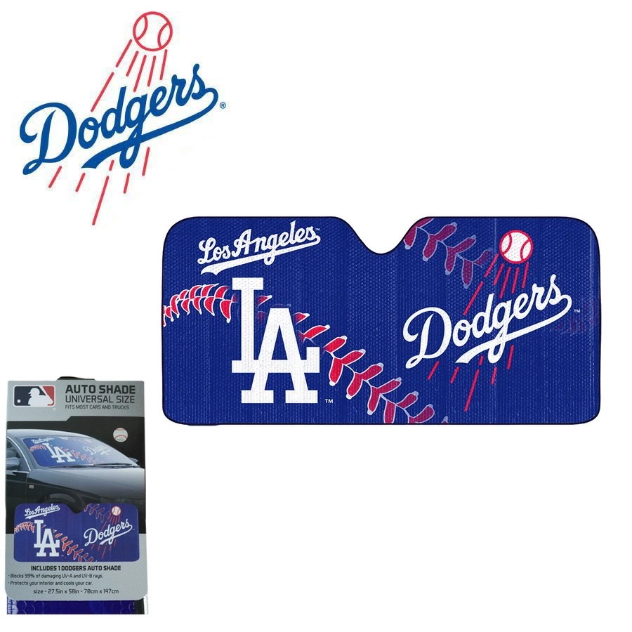 ロサンゼルス ドジャース公式グッズAUTO SHADE サンシェード 日除け MLB universal size 紫外線対策車 カー用品 UVカット 遮光LA DOD