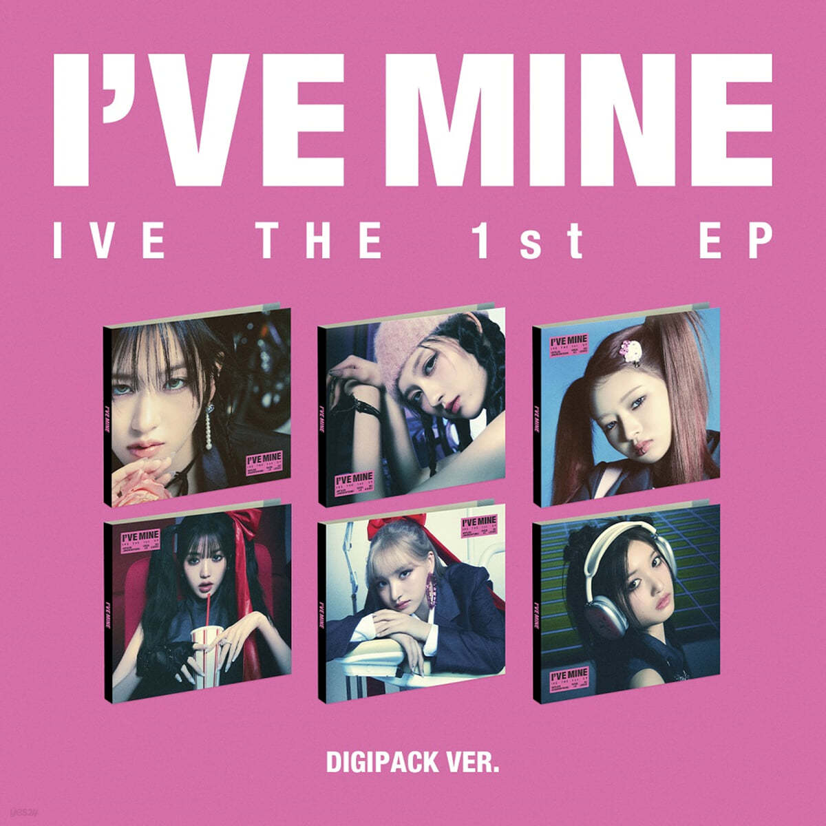 [6種セット] IVE - [IVE MINE] 1st EP ALBUM (DIGIPACK Ver.)
