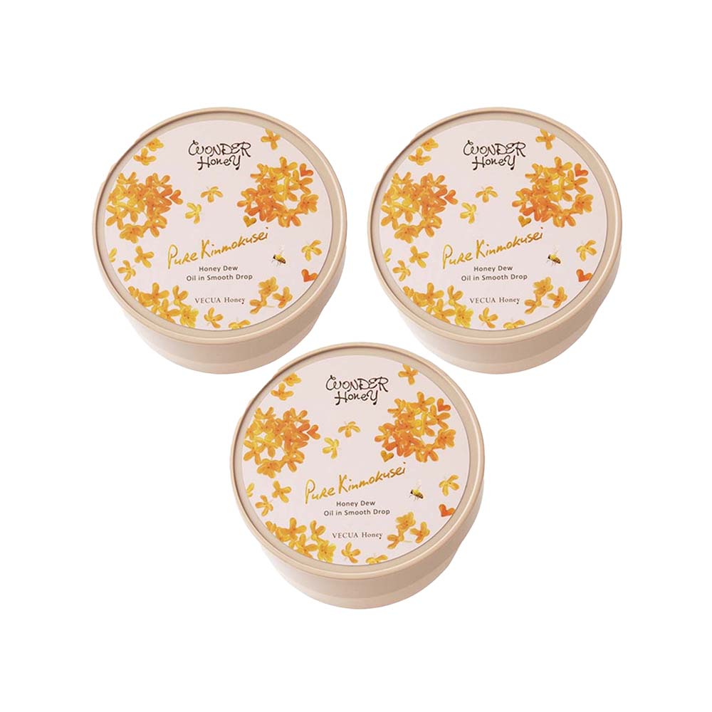 【お得3個セット】ワンダーハニー オイルインスムースドロップ ピュアキンモクセイ 110g x3