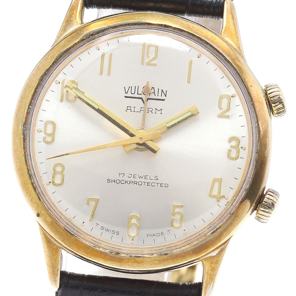 ヴァルカン VULCAIN クリケット アラーム 手巻き メンズ _839751【中古】 105,100円