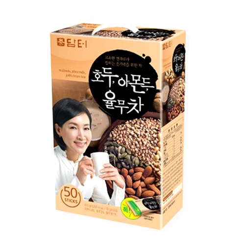 くるみ茶 50包 × 8個／はと麦 くるみ アーモンド 松の実 韓国 健康茶 韓国 伝統茶